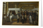 Napoleon I visiting the infirmary of Les Invalides, February 11, 1808 by Anonymous