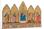 Polyptych: Madonna Enthroned with Child and Saints by Anonymous