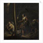 Witches under the gallows by Anonymous