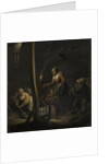 Witches under the gallows by Anonymous