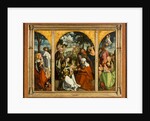 Triptych with the Holy Kinship by Anonymous