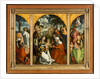 Triptych with the Holy Kinship by Anonymous
