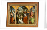 Triptych with the Holy Kinship by Anonymous