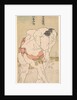 The Sumo Wrestlers Takaneyama Yoichiemon and Sendagawa Kichigoro by Anonymous