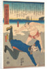Sumo Wrestler Tossing a Foreigner by Anonymous
