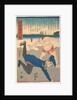 Sumo Wrestler Tossing a Foreigner by Anonymous