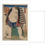 The sumo wrestler Kagamiiwa of the West Side by Anonymous