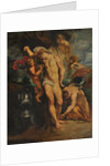 Saint Sebastian Tended by Angels by Anonymous