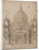 Alternative Proposal for the facade of Basilica of St. Peter in the Vatican by Anonymous