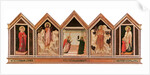 The Annunciationwith Saints Reparata, John the Baptist, Mary Magdalene and Nicholas by Anonymous