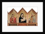 Virgin and child with Saints Eugenius, Minias, Zenobius and Crescentius by Anonymous