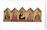 Virgin and child with Saints Eugenius, Minias, Zenobius and Crescentius by Anonymous