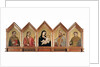 Virgin and child with Saints Eugenius, Minias, Zenobius and Crescentius by Anonymous