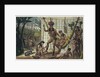 Family of a Camacan Indian Chief Preparing for a Festival. Illustration from Voyage pittoresque et h by Anonymous