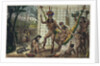 Family of a Camacan Indian Chief Preparing for a Festival. Illustration from Voyage pittoresque et h by Anonymous