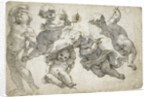 Five flying putti by Anonymous