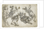 Five flying putti by Anonymous