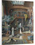 The actress Sarah Bernhardt in her studio by Anonymous