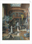 The actress Sarah Bernhardt in her studio by Anonymous