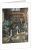 The actress Sarah Bernhardt in her studio by Anonymous