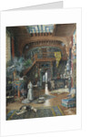 The actress Sarah Bernhardt in her studio by Anonymous