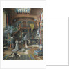 The actress Sarah Bernhardt in her studio by Anonymous