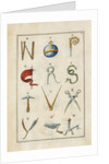 Alphabet by Anonymous