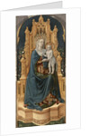 The Virgin and Child Enthroned by Anonymous