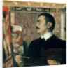 Self-portrait in the Studio by Anonymous