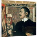 Self-portrait in the Studio by Anonymous