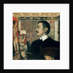 Self-portrait in the Studio by Anonymous