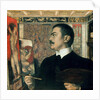 Self-portrait in the Studio by Anonymous