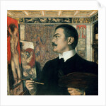 Self-portrait in the Studio by Anonymous