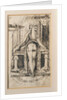 Callipyga. Lady with raised skirts, standing in front of a dressing table with phallic supports by Anonymous