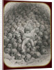 Cupid with a Pistol on Top of a Mountain of Skull by Anonymous