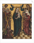 Virgin and child with Saints Andrew, Hedwig of Silesia, John the Baptist, John the Evangelist, Stani by Anonymous