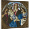 Madonna and Child with Saint John the Baptist and an angel by Anonymous