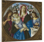 Madonna and Child with Saint John the Baptist and an angel by Anonymous