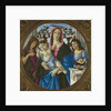 Madonna and Child with Saint John the Baptist and an angel by Anonymous