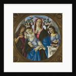 Madonna and Child with Saint John the Baptist and an angel by Anonymous