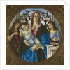 Madonna and Child with Saint John the Baptist and an angel by Anonymous