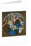 Madonna and Child with Saint John the Baptist and an angel by Anonymous
