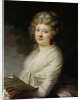 Portrait of Urszula Dembinska, née Morsztyn with music scores by Anonymous