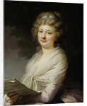 Portrait of Urszula Dembinska, née Morsztyn with music scores by Anonymous