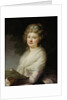 Portrait of Urszula Dembinska, née Morsztyn with music scores by Anonymous