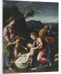 The Holy Family with the young John the Baptist and Saint Catherine by Anonymous