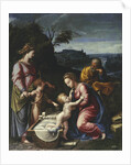 The Holy Family with the young John the Baptist and Saint Catherine by Anonymous