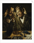 Gamblers by candlelight by Anonymous