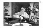 Portrait of the author Count Lev Nikolayevich Tolstoy on 80th birthday by Anonymous