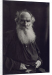 Portrait of the author Count Lev Nikolayevich Tolstoy by Anonymous